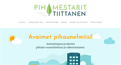 Desktop Screenshot of pihamestarit.net